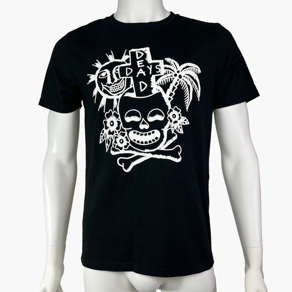 NWOT TBAR X COTTON ON Dead Days Island Graphic Print Tee (Black | Size M) - Picture 1 of 3